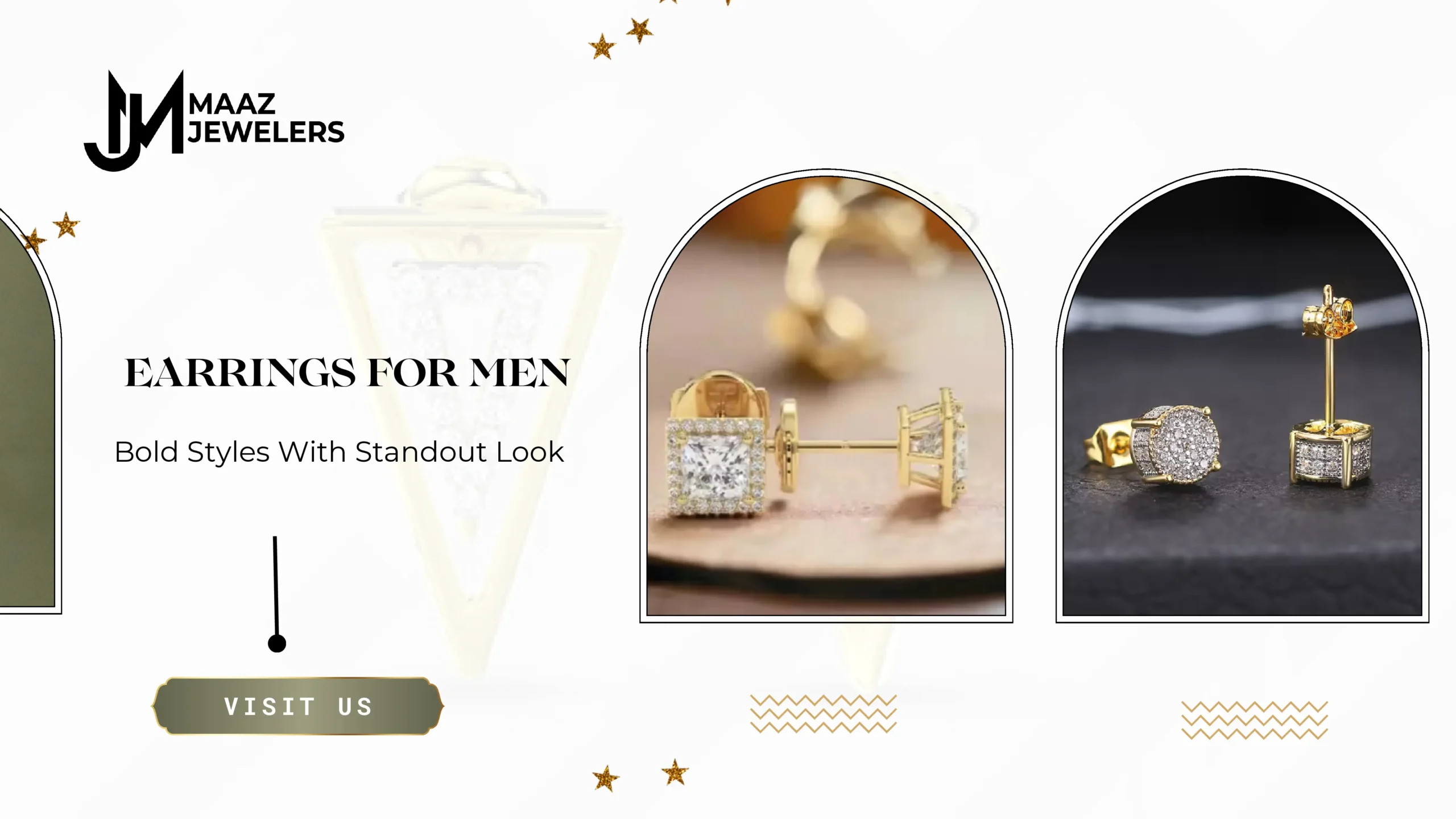 Which Earrings for Men Look Best on you Choose the Right Style for You