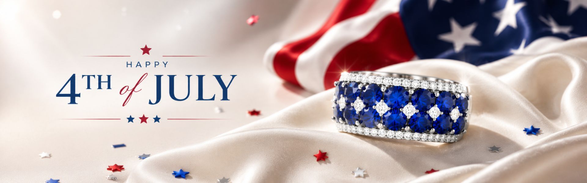 Maaz Jewelers 4th July Banner