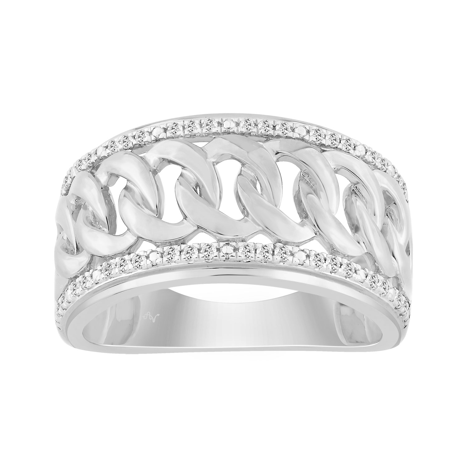 Elegant 0.20Ct Round Diamond Men’S Ring In Sterling Silver Classic Statement Jewelry For Men 1 Elegant 0.20Ct Round Diamond Men’S Ring In Sterling Silver Classic Statement Jewelry For Men - Image 1
