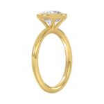 LADIES SOLITAIRE RING 2CT ROUND DIAMOND 14K YELLOW GOLD (CENTER STONE ROUND DIAMOND 2CT ) - Image 3