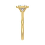 LADIES SOLITAIRE RING 2CT ROUND DIAMOND 14K YELLOW GOLD (CENTER STONE ROUND DIAMOND 2CT ) - Image 4
