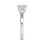 14K WHITE GOLD 2 1/6CT PRINCESS DIAMOND LADIES RING (CENTER STONE PRINCESS DIAMOND 1CT) - Image 4
