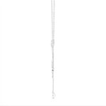 14K White Gold Pearl Drop Necklace For 1/2Ct Round Diamond Luxury Ladies Jewelry (Color F-G -Clarity Vs1/Vs2) - Image 3