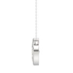 LADIES SOLITAIRE PENDANT 3CT MARQUISE DIAMOND 14K WHITE GOLD - Image 2