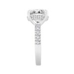 14K WHITE GOLD 6.00CT ROUND DIAMOND LADIES RING (CENTER STONE ROUND DIAMOND 5.00CT) - Image 3