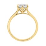 14K YELLOW GOLD 3.00CT MARQUISE DIAMOND LADIES SOLITAIRE RING (CENTER STONE MARQUISE DIAMOND 3CT - Image 2