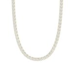 14K YELLOW GOLD 10 1/3CT 18" ROUND DIAMOND LADIES TENNIS NECKLACE