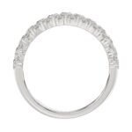 14K WHITE GOLD 1 1/2CT ROUND/MARQUISE DIAMOND LADIES BAND - Image 2