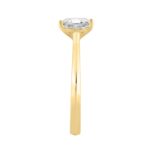 14K YELLOW GOLD 1.00CT RADIANT DIAMOND LADIES SOLITAIRE RING - Image 3