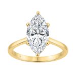 14K YELLOW GOLD 2 1/2CT MARQUISE DIAMOND LADIES SOLITAIRE RING (CENTER STONE MARQUISE DIAMOND 2 1/2CT