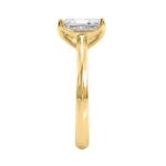 14K YELLOW GOLD 2 1/2CT RADIANT DIAMOND LADIES RING - Image 3