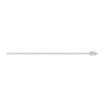 Fancy Oval Shape Diamond Ladies Tennis Bracelet in 14K White Gold 4CT (Color F-G -Clarity VS1/VS2) - Image 3