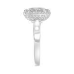 14K WHITE GOLD 2 1/4CT ROUND/OVAL DIAMOND LADIES RING - Image 3