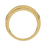 14K YELLOW GOLD 1.00CT ROUND DIAMOND MEN'S BAND - Image 2