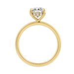 14K YELLOW GOLD 2.00CT ROUND DIAMOND LADIES RING (CENTER STONE ROUND DIAMOND 2CT) - Image 2