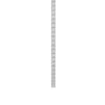 14K WHITE GOLD 4.00CT 16" ROUND DIAMOND LADIES TENNIS NECKLACE - Image 2