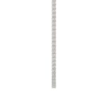 14K WHITE GOLD 7 3/4CT 18" ROUND DIAMOND LADIES TENNIS NECKLACE - Image 2
