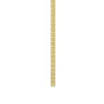 14K YELLOW GOLD 10 1/3CT 18" ROUND DIAMOND LADIES TENNIS NECKLACE - Image 2