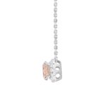 ETERNAL BLUSH COLLECTION LADIES PENDANT 1 1/4CT ROUND DIAMOND 14K WHITE GOLD (CENTER STONE PINK ROUND DIAMOND 1CT) - Image 2
