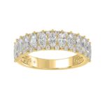 14K YELLOW GOLD 1 1/2CT ROUND/MARQUISE DIAMOND LADIES BAND
