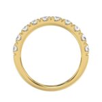 14K YELLOW GOLD 1.00CT ROUND DIAMOND LADIES BAND - Image 2