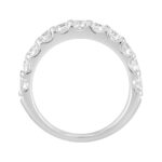 LADIES BAND 2CT ROUND DIAMOND 14K WHITE GOLD - Image 2