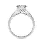 LADIES RING 2 1/4CT ROUND DIAMOND 14K WHITE GOLD (CENTER STONE ROUND DIAMOND 2.00CT) - Image 3