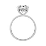 14K WHITE GOLD 3.00CT ROUND DIAMOND LADIES RING - Image 2