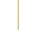 14K YELLOW GOLD 6 7/8CT 16" ROUND DIAMOND LADIES TENNIS NECKLACE - Image 2