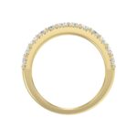 Ladies 14K Yellow Gold Ladies Band 2 1/4CT Featuring Round & Radiant Cut Diamonds - Image 2