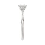 LADIES SOLITAIRE RING 1CT PRINCESS DIAMOND 14K WHITE GOLD (CENTER STONE PRINCESS DIAMOND 1CT ) - Image 4