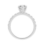 14K WHITE GOLD 2 3/4CT MARQUISE DIAMOND LADIES RING (CENTER STONE MARQUISE DIAMOND 2.00CT) - Image 3