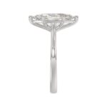 14K WHITE GOLD 1 1/2CT MARQUISE DIAMOND SOLITAIRE RING - Image 4