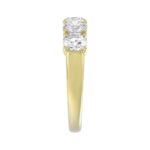 14K YELLOW GOLD 2.00CT ROUND DIAMOND LADIES BAND - Image 4