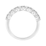 14K WHITE GOLD 1 1/2CT ROUND DIAMOND LADIES BAND - Image 2