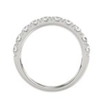 14K WHITE GOLD 1.00CT ROUND DIAMOND LADIES BAND - Image 2