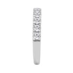 14K WHITE GOLD 3/4CT ROUND DIAMOND LADIES BAND - Image 3