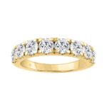 14K YELLOW GOLD 2.00CT ROUND DIAMOND LADIES BAND