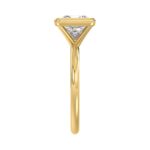LADIES SOLITAIRE RING 3CT PRINCESS DIAMOND 14K YELLOW GOLD (CENTER STONE PRINCESS DIAMOND 3CT ) - Image 4