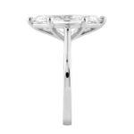 14K WHITE GOLD 4.00CT MARQUISE DIAMOND LADIES SOLITAIRE RING (CENTER STONE MARQUISE DIAMOND 4CT - Image 3