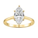 14K YELLOW GOLD 2.00CT MARQUISE DIAMOND LADIES SOLITAIRE RING (CENTER STONE MARQUISE DIAMOND 2.00CT)