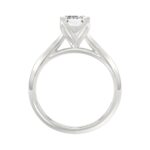 LADIES SOLITAIRE RING 2 1/2CT EMERALD DIAMOND 14K WHITE GOLD (CENTER STONE EMERALD DIAMOND 2 1/2CT) - Image 2