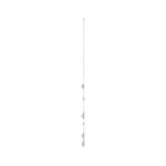 14K WHITE GOLD 1.00CT ROUND/PEAR DIAMOND LADIES NECKLACE - Image 3