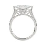 14K WHITE GOLD 3 1/2CT ROUND/MARQUISE DIAMOND LADIES BRIDAL SET (CENTER STONE MARQUISE DIAMOND 2.00CT) - Image 2