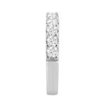 LADIES BAND 1.00CT ROUND DIAMOND 14K WHITE GOLD - Image 3