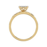 LADIES TRIOS SET 0.33CT ROUND DIAMOND 10K YELLOW GOLD - Image 2