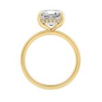 14K YELLOW GOLD 3 1/8CT ROUND/RADIANT DIAMOND LADIES RING (CENTER STONE RADIANT DIAMOND 3.00CT) - Image 2