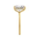 14K YELLOW GOLD 3 1/8CT ROUND/RADIANT DIAMOND LADIES RING (CENTER STONE RADIANT DIAMOND 3.00CT) - Image 3