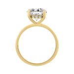 14K YELLOW GOLD 3.00CT ROUND DIAMOND LADIES RING - Image 2