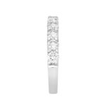 LADIES BAND 2CT ROUND DIAMOND 14K WHITE GOLD - Image 3